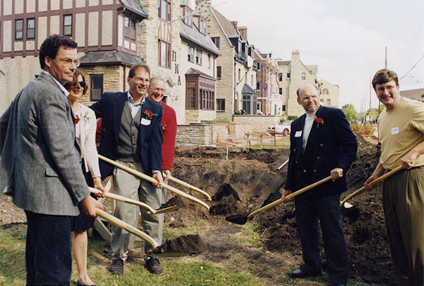 Breaking ground for the new University Y location