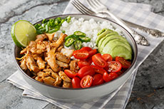 Slow Cooker Chicken Burrito Bowls