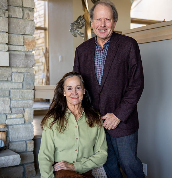 Jeff and Terri Greiner at home