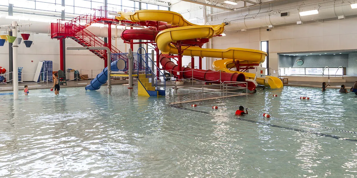 Make a splash in our indoor pool