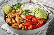 Slow Cooker Chicken Burrito Bowls