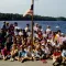 First session of girls' camp