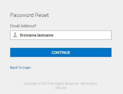 Password Reset