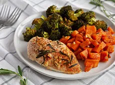 Balsamic Chicken with Fall Veggies