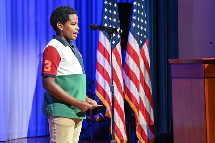 National Civics Bee participant