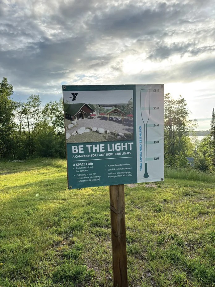 Be the light campaign sign