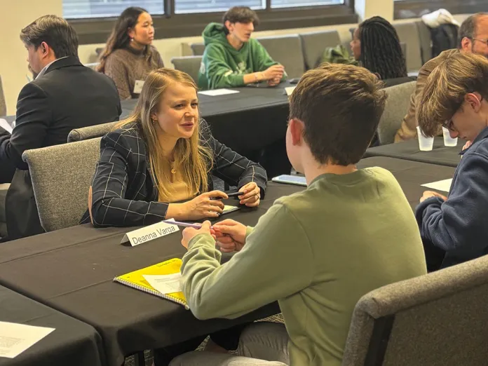 Speed Networking participants