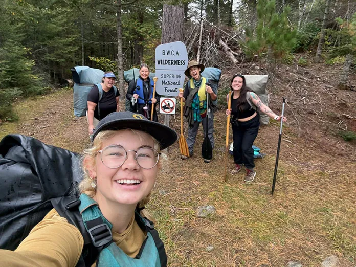 Women's BWCAW Canoe Trip participants
